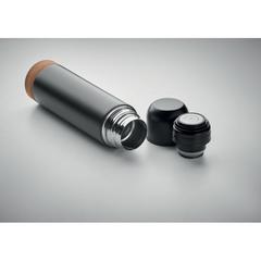 Vue Bouteille double paroi 500ml - Aventur de couleur noir| Krokrodeal