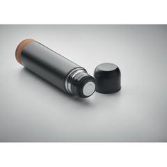 Vue Bouteille double paroi 500ml - Aventur de couleur noir| Krokrodeal