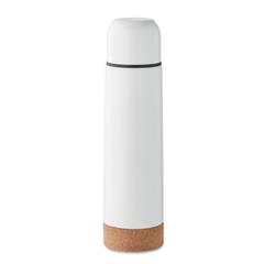 Vue Bouteille double paroi 500ml - Aventur de couleur blanc| Krokrodeal