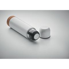 Vue Bouteille double paroi 500ml - Aventur de couleur blanc| Krokrodeal