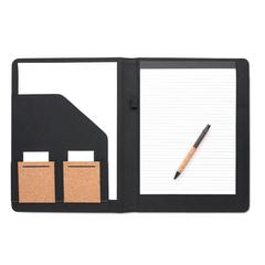 Vue Conférencier A4 en liège - Concork de couleur marron| Krokrodeal