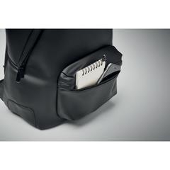 Vue Sac à dos en PU souple - Bai backpack de couleur noir| Krokrodeal