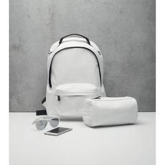 Vue Sac à dos en PU souple - Bai backpack de couleur blanc| Krokrodeal