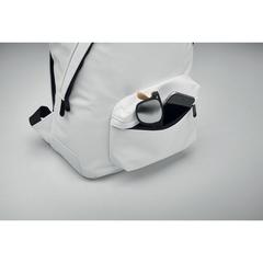 Vue Sac à dos en PU souple - Bai backpack de couleur blanc| Krokrodeal