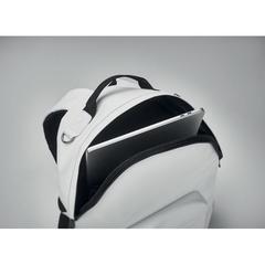 Vue Sac à dos en PU souple - Bai backpack de couleur blanc| Krokrodeal