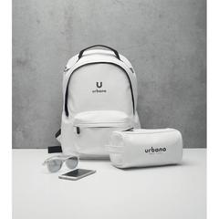 Vue Sac à dos en PU souple - Bai backpack de couleur blanc| Krokrodeal