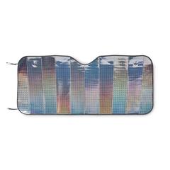 Vue Pare-soleil pliable - Carshade de couleur gris| Krokrodeal