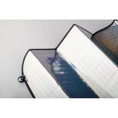 Vue Pare-soleil pliable - Carshade de couleur gris| Krokrodeal