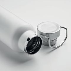 Vue Bouteille double paroi 500ml - Ives de couleur blanc| Krokrodeal