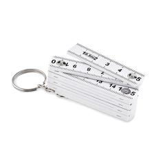 Vue Porte-clés règle 50cm - Fuster de couleur blanc| Krokrodeal
