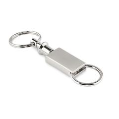 Vue Porte-clefs détachable - Keysplit de couleur gris| Krokrodeal