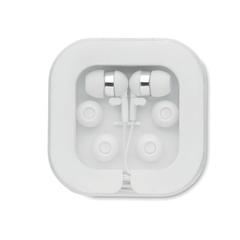 Vue Ecouteurs embouts en silicone - Musisoft c de couleur blanc| Krokrodeal