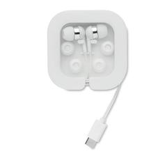 Vue Ecouteurs embouts en silicone - Musisoft c de couleur blanc| Krokrodeal