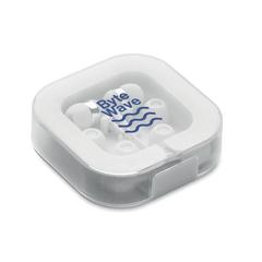 Vue Ecouteurs embouts en silicone - Musisoft c de couleur blanc| Krokrodeal