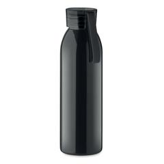 Vue Bouteille en acier inox 650ml - Bira de couleur noir| Krokrodeal