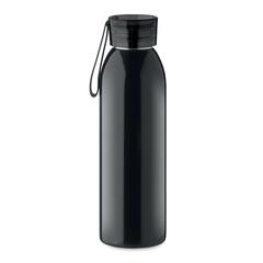 Vue Bouteille en acier inox 650ml - Bira de couleur noir| Krokrodeal