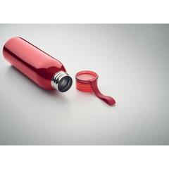 Vue Bouteille en acier inox 650ml - Bira de couleur rouge| Krokrodeal