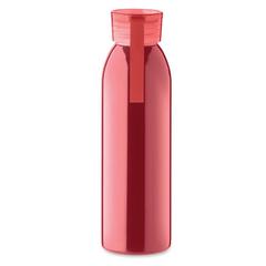 Vue Bouteille en acier inox 650ml - Bira de couleur rouge| Krokrodeal