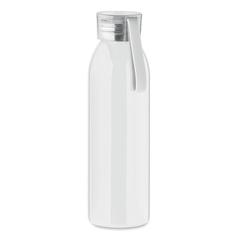 Vue Bouteille en acier inox 650ml - Bira de couleur blanc| Krokrodeal