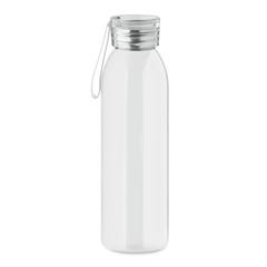 Vue Bouteille en acier inox 650ml - Bira de couleur blanc| Krokrodeal