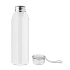 Vue Bouteille en acier inox 650ml - Bira de couleur blanc| Krokrodeal