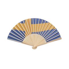 Vue Eventail à motif de drapeau - Funfan de couleur bleu| Krokrodeal