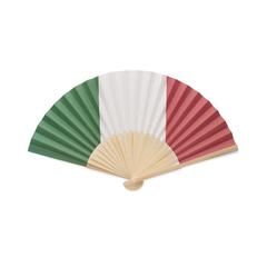 Vue Eventail à motif de drapeau - Funfan de couleur vert| Krokrodeal