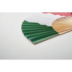 Vue Eventail à motif de drapeau - Funfan de couleur vert| Krokrodeal