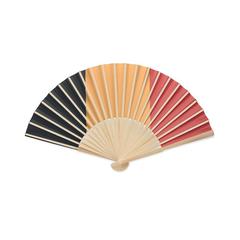 Vue Eventail à motif de drapeau - Funfan de couleur noir| Krokrodeal