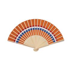 Vue Eventail à motif de drapeau - Funfan de couleur orange| Krokrodeal