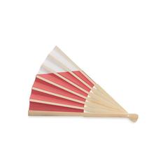 Vue Eventail à motif de drapeau - Funfan de couleur blanc| Krokrodeal