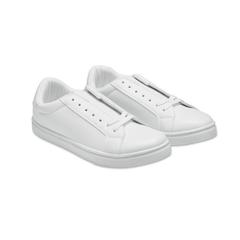 Vue Baskets en PU taille 46 - Blancos de couleur blanc| Krokrodeal