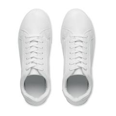 Vue Baskets en PU taille 46 - Blancos de couleur blanc| Krokrodeal