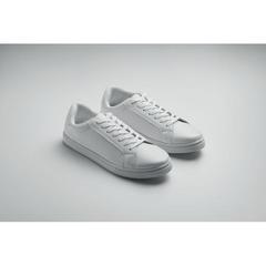 Vue Baskets en PU taille 46 - Blancos de couleur blanc| Krokrodeal