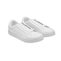 Vue Baskets en PU taille 47 - Blancos de couleur blanc| Krokrodeal