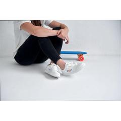 Vue Baskets en PU taille 47 - Blancos de couleur blanc| Krokrodeal