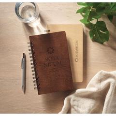 Vue Carnet A5 GROWBOOK™ - Savage de couleur marron| Krokrodeal