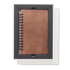 Vue Carnet A5 GROWBOOK™ - Savage de couleur marron| Krokrodeal