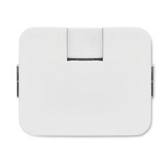 Vue Hub USB 4 ports et câble 20cm - Square-c de couleur blanc| Krokrodeal
