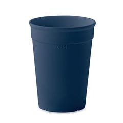 Vue Gobelet en PP recyclé 300ml - Awaycup de couleur bleu| Krokrodeal