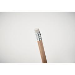 Vue Crayon à papier et graines - Penseed de couleur blanc| Krokrodeal