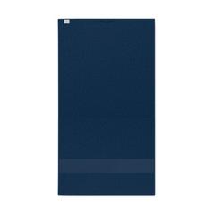 Vue Serviette de bain 50x30cm - Serry de couleur bleu| Krokrodeal