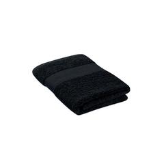 Vue Serviette de bain 50x30cm - Serry de couleur noir| Krokrodeal