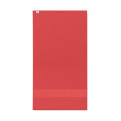 Vue Serviette de bain 50x30cm - Serry de couleur rouge| Krokrodeal