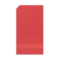 Vue Serviette de bain 50x30cm - Serry de couleur rouge| Krokrodeal