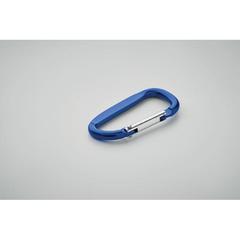 Vue Mousqueton en aluminium. - Gancho de couleur bleu| Krokrodeal