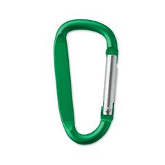 Vue Mousqueton en aluminium. - Gancho de couleur vert| Krokrodeal