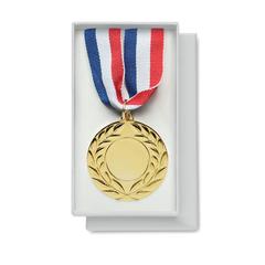 Vue Médaille 5cm de diamètre - Winner de couleur jaune| Krokrodeal