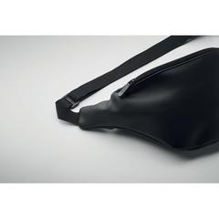 Vue Sac banane en PU souple - Bai de couleur noir| Krokrodeal