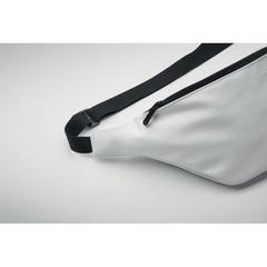 Vue Sac banane en PU souple - Bai de couleur blanc| Krokrodeal